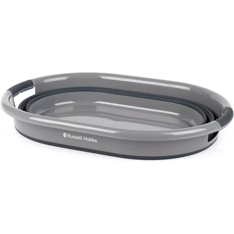 Laundry basket Russell Hobbs LA053879GRYFEU7 27L collapsible