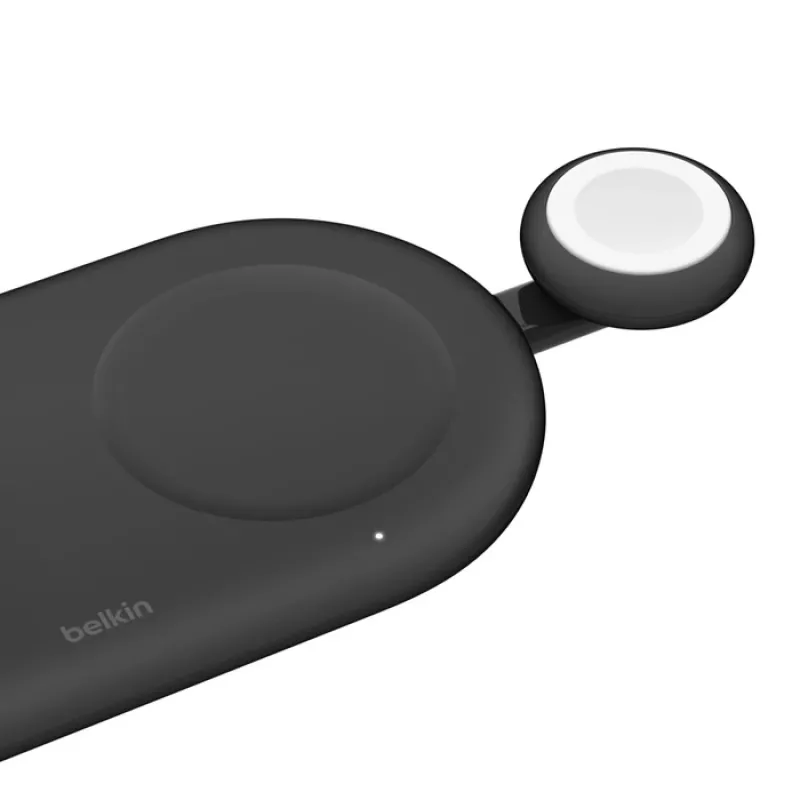 Wireless USB Smartwatch Charger Belkin BoostCharge — 5 W, Indoor/Outdoor, Black/White