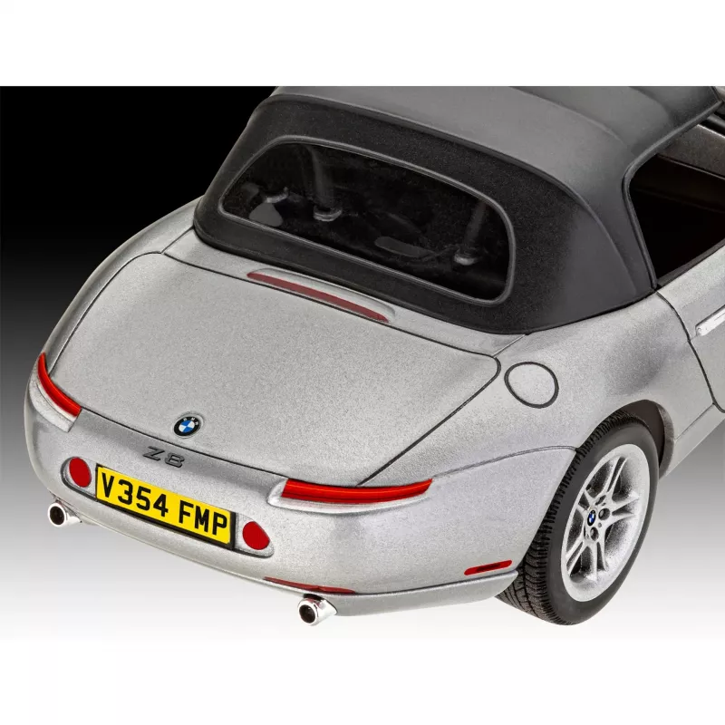 Scale model car REVELL BMW Z8 1:24 die-cast kit, assembled model for display