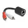 DeLOCK 87857 audio cable 2 x RCA RJ-45 Black Red White