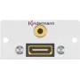 Socket outlet HDMI + 3.5mm Kindermann 7444000589