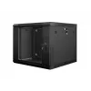 Lanberg WF01-6609-10B Wall-Mounted Rack Cabinet 9U 19 inch 600x600mm Black