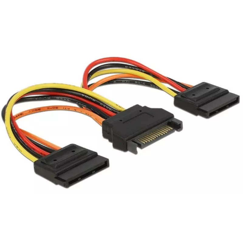 Internal power cable DeLOCK 60143 0.15 m SATA 15-pin