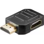 Goobay HDMI™-Winkeladapter 270° horizontal, 8K @ 60 Hz, Gold-Plated (65750)