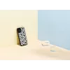 Protective phone case iKins for Apple iPhone 12 mini, pyramid texture, black