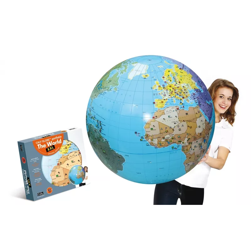 Ball Caly Globe 85 cm - World
