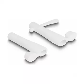 DeLOCK Dust Cover for USB Type-C male and Apple Lightning male set 2 pieces white