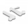 DeLOCK Dust Cover for USB Type-C male and Apple Lightning male set 2 pieces white