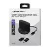 Smart Card Reader Qoltec 50632 USB 2.0 Black 1m Cable