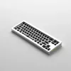 AKKO Gaming Keyboard Case MonsGeek M7 VIA Barebone Kit Silver — barebone mechanical keyboard chassis, compatible with VIA firmware