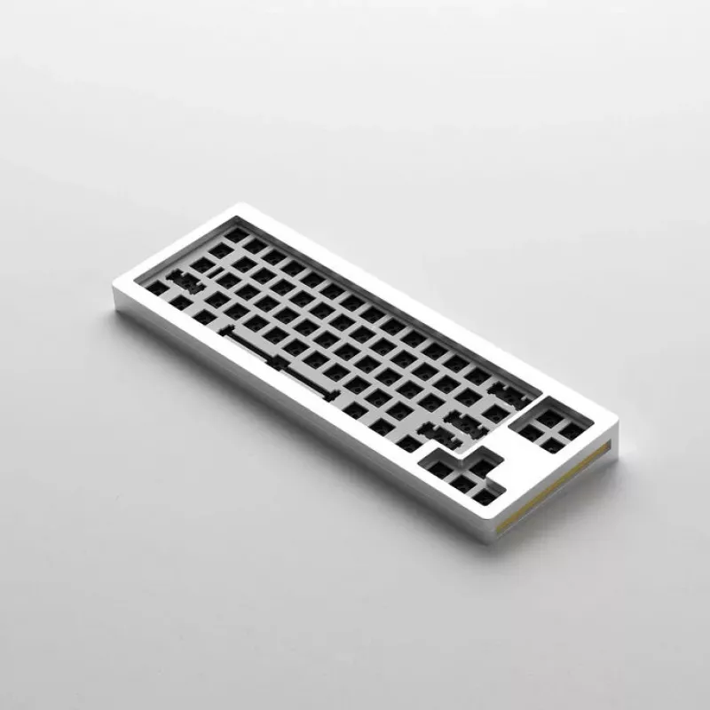 AKKO Gaming Keyboard Case MonsGeek M7 VIA Barebone Kit Silver — barebone mechanical keyboard chassis, compatible with VIA firmware