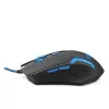 Esperanza MX205 FIGHTER - Mouse - USB - Blue - Hiiri - Optinen - 6 Painiketta - Black