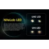 Headband flashlight Nitecore HU2000, 10 LEDs, USB-rechargeable lithium-ion, aluminum+polycarbonate, IP68 waterproof