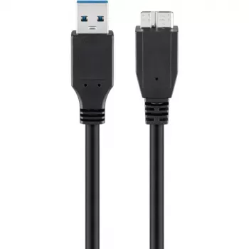 USB A to Micro-USB B cable GOOBAY 95026 — 1.8 m, male-to-male, black