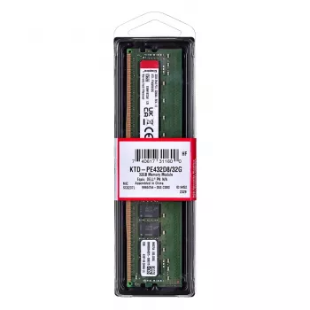 Kingston Technology KTD-PE432D8/32G memory module 32 GB 1 x 32 GB DDR4 3200 MT/s 288-pin DIMM ECC