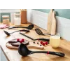 Pasta Spoon Tefal K20602, silicone, heat-resistant up to 220 °C, black, TPR handle
