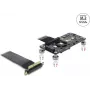 DELOCK PCI Express 3.0 x4 to M.2 Key M adapter, 10 cm cable, model 64357