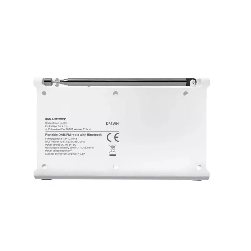 Blaupunkt DR3WH Portable radio White