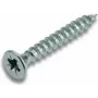 Screw cimco 190027, galvanized metal, for fibreboard, 30 mm length, 4 mm thread diameter, 1 pc