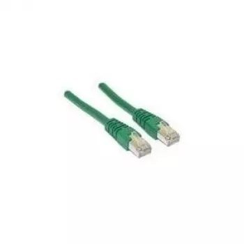 Wentronic Goobay CAT 5e Patch Cable, F/UTP, Green, 1 m - CCA Copper Mix (50180)