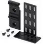 Teltonika PR5MEC23 DIN Rail Mounting Kit – Black ABS & Steel Adapter