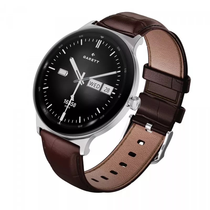 Smartwatch Garett Quantum — stainless silver