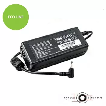 Power adapter extra digital AS45F3011 45W 19V 2.37A for ASUS laptops