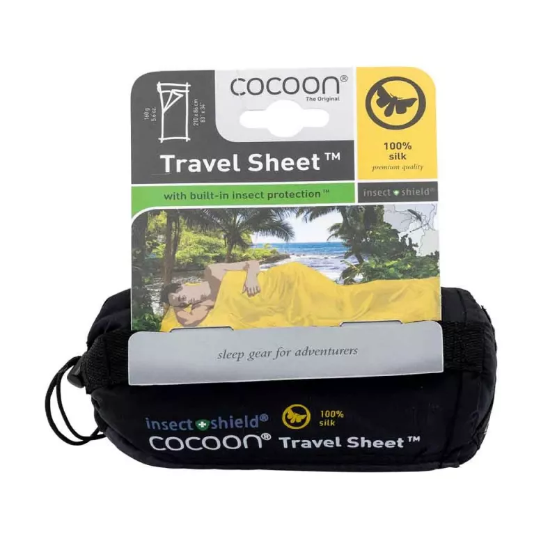 Cocoon TravelSheet Rectangular sleeping bag Silk Grey