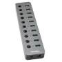 Adapter USB Type-A 3.0 - 10 x USB 3.0 su jungikliais