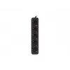 Power Extension Cable Lanberg PS0-05F-0300-BK 3m 5 AC Outlets Indoor Black