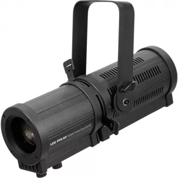 LED profile spot EUROLITE PFE-60 RGBW with 20–50° zoom