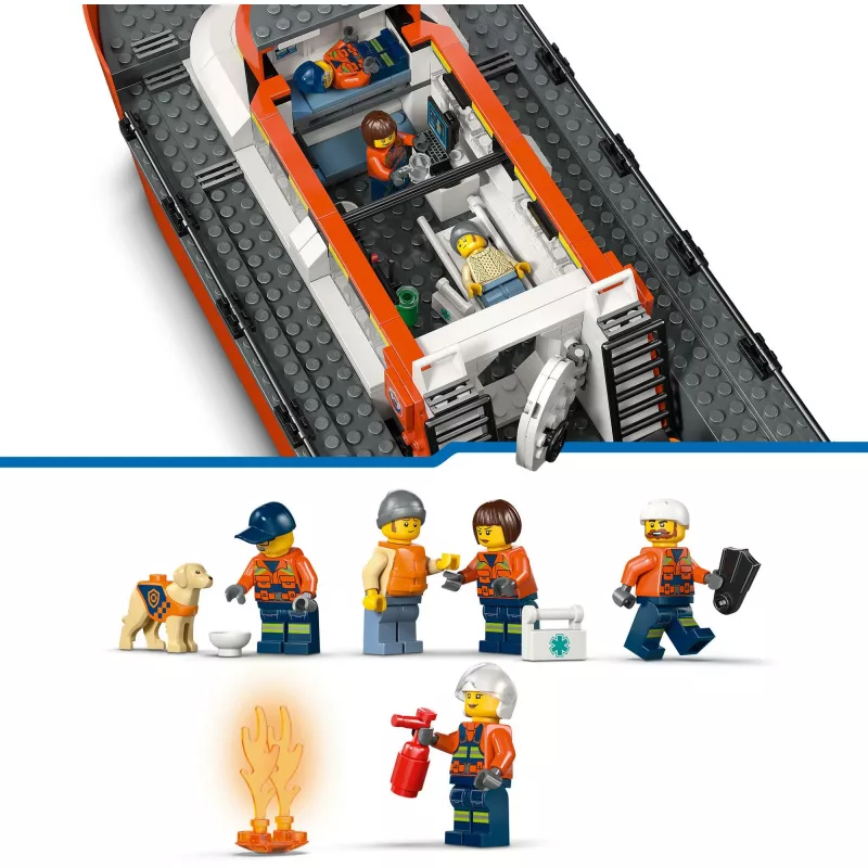 Blocks City 60504 Coast Guard Rescue Boat and amp: Helicopter