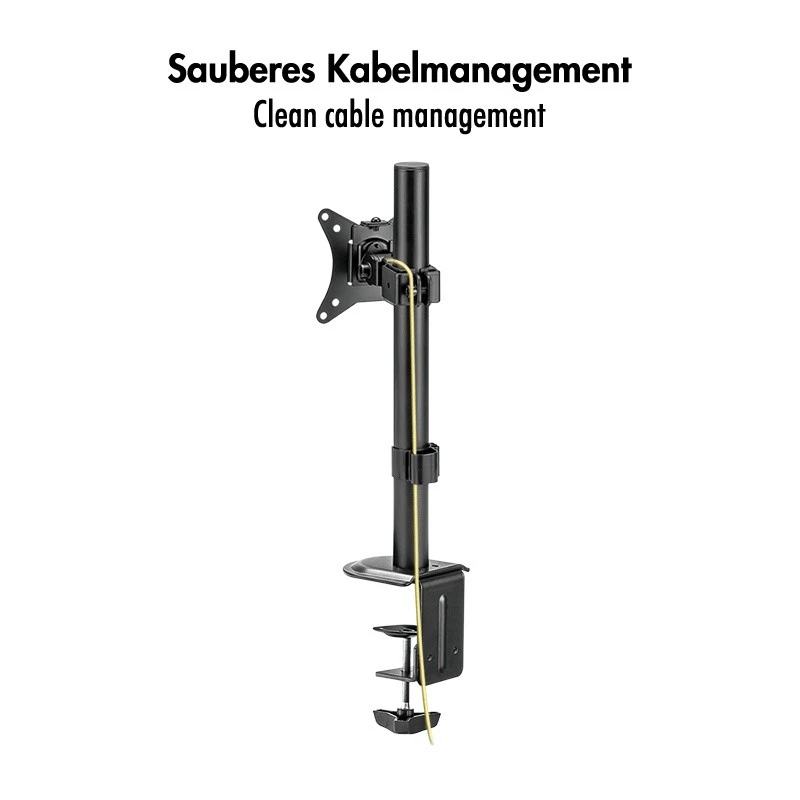 Monitor mount 17-32, 9 kg max., black