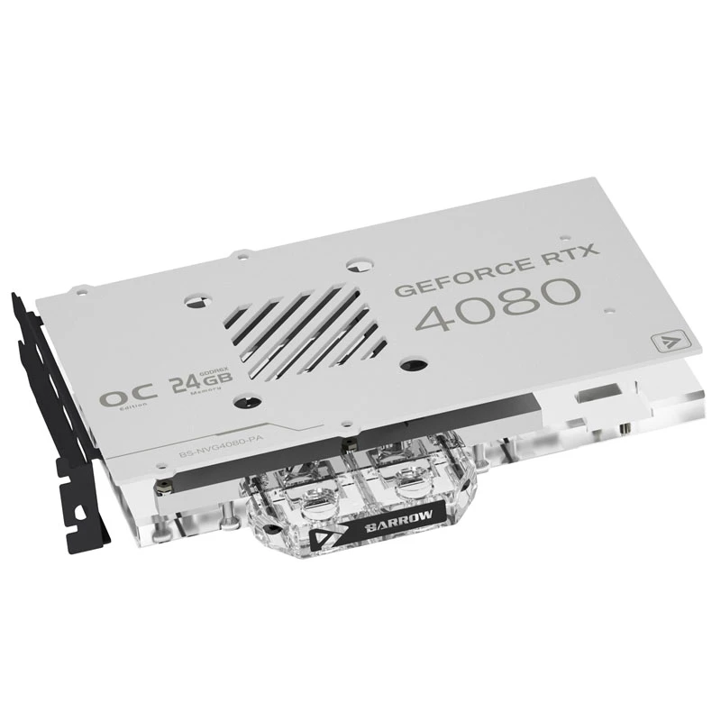 Liquid cooling block Barrow LRC2.0 for RTX 4080 FE Aurora RGB Acryl