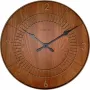 NeXtime klok 3113br Wood Round, Ø50 cm, Wall, Brown