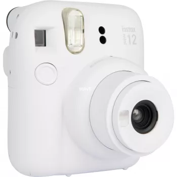 Instant camera Fujifilm Instax Mini 12 White — 86×54 mm prints, 60 mm focal length, AA battery