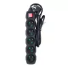 Power Extension Esperanza ELK214K 1.5 m cable 5 Type E outlets Indoor Black