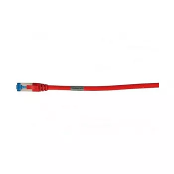 Patch cable RJ45 - CAT6A 500Mhz - 0.15m - red - S-STP(S/FTP) - AWG26 - LSZH - Synergy 21