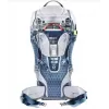 Baby carrier backpack DEUTER Kid Comfort Active — blue, polyamide, up to 22 kg, sunshade, footrest, VariQuick, Lite Air