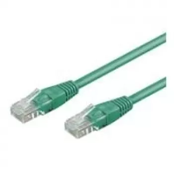 Wentronic Goobay CAT 6 Patch Cable, U/UTP, Green, 0.5 m - CCA Copper Mix (68435)