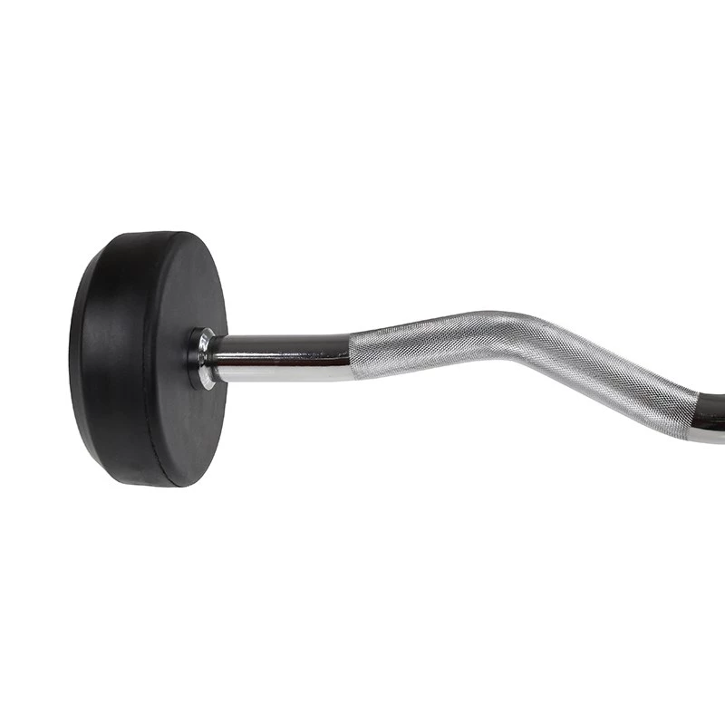 HMS GSL35 fixed barbell/grip rubberised broken 35kg