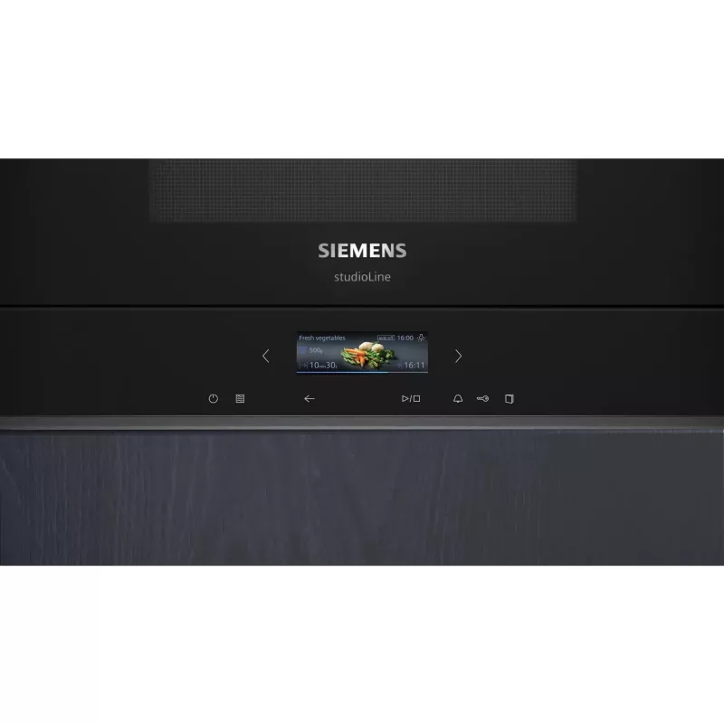 Siemens iQ700 BE732L1B1 microwave Black Combination microwave Built-in 21 L 900 W