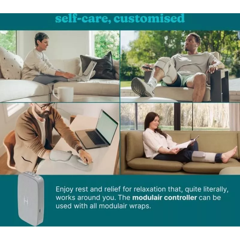 Knee Wrap HoMedics SR-CMXKE10HBND modular compression system with controller