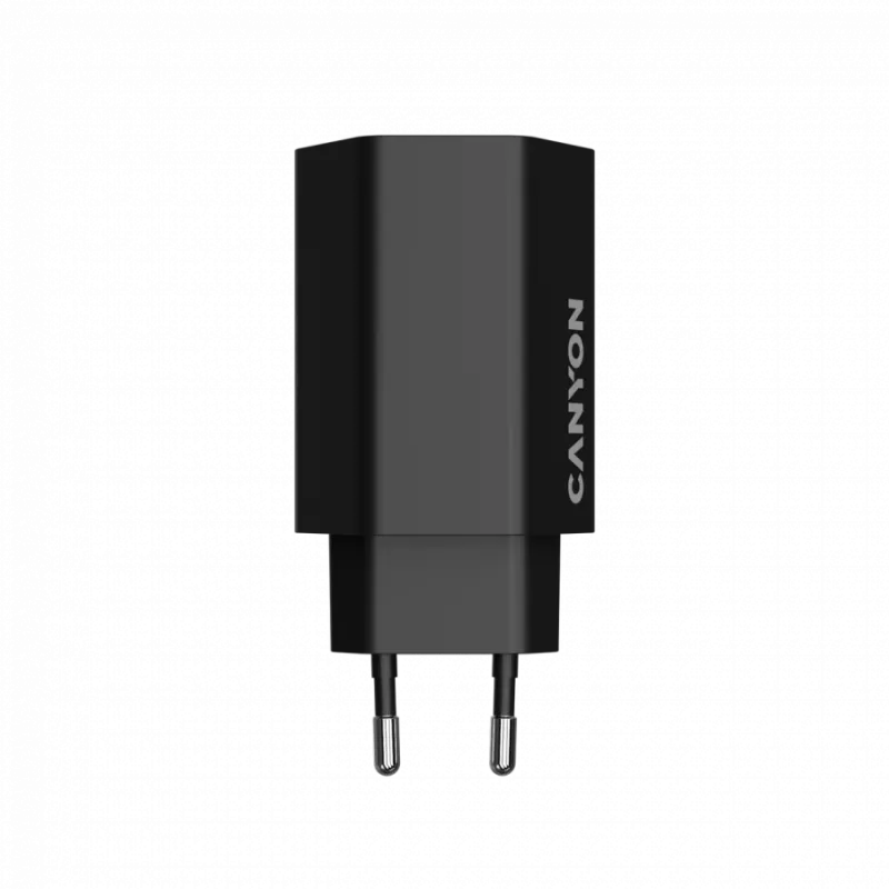 CANYON Charger HEXAGON 65 GaN 65W 2xPD 1xQC EU Black (CND-CHAHEX65B)