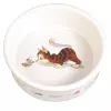 Porcelain pet feeding bowl Trixie for cat 0.2 l (200 ml), Ø 11 cm, white