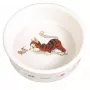 Porcelain pet feeding bowl Trixie for cat 0.2 l (200 ml), Ø 11 cm, white