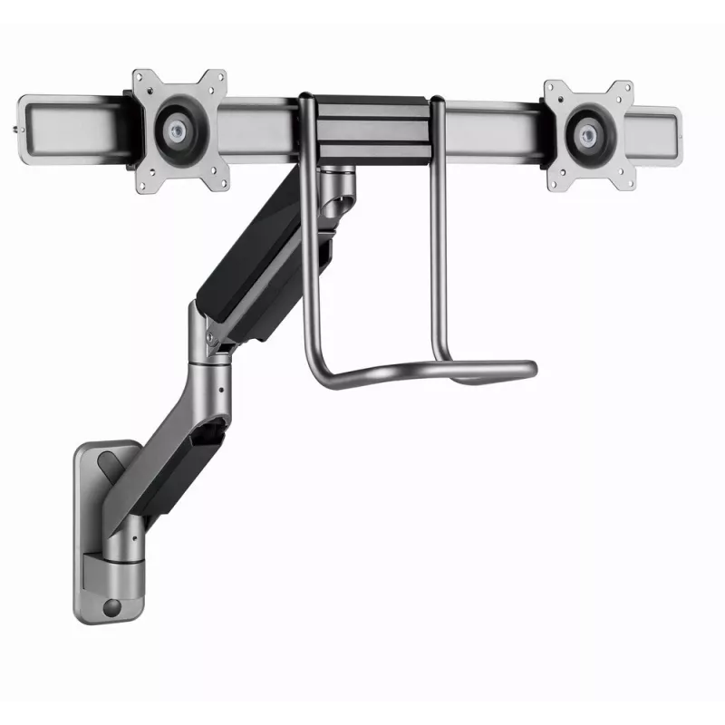 Gembird Adjustable wall 2-display mounting arm 17''-32'' up to 8 kg MA-WA2-02