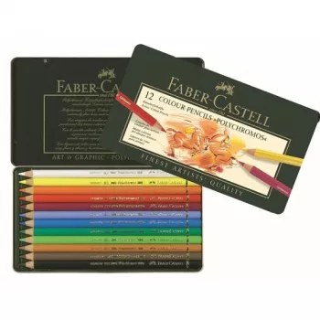 Pen and pencil set Faber-Castell 110012 — multicolour, 12 pieces