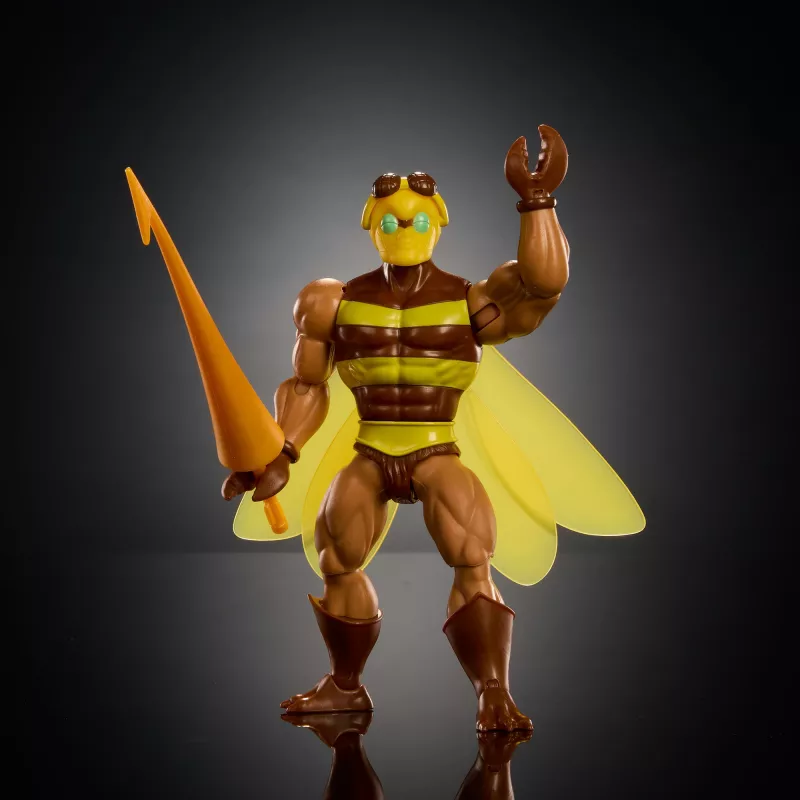 Action figure MATTEL Masters of the Universe Origins Buzz Off, collectible toy figure JBM88