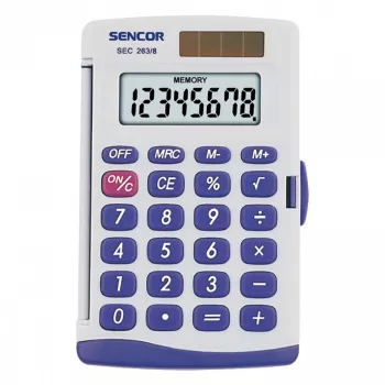 Basic Calculator Sencor SEC 263/8 Pocket Grey